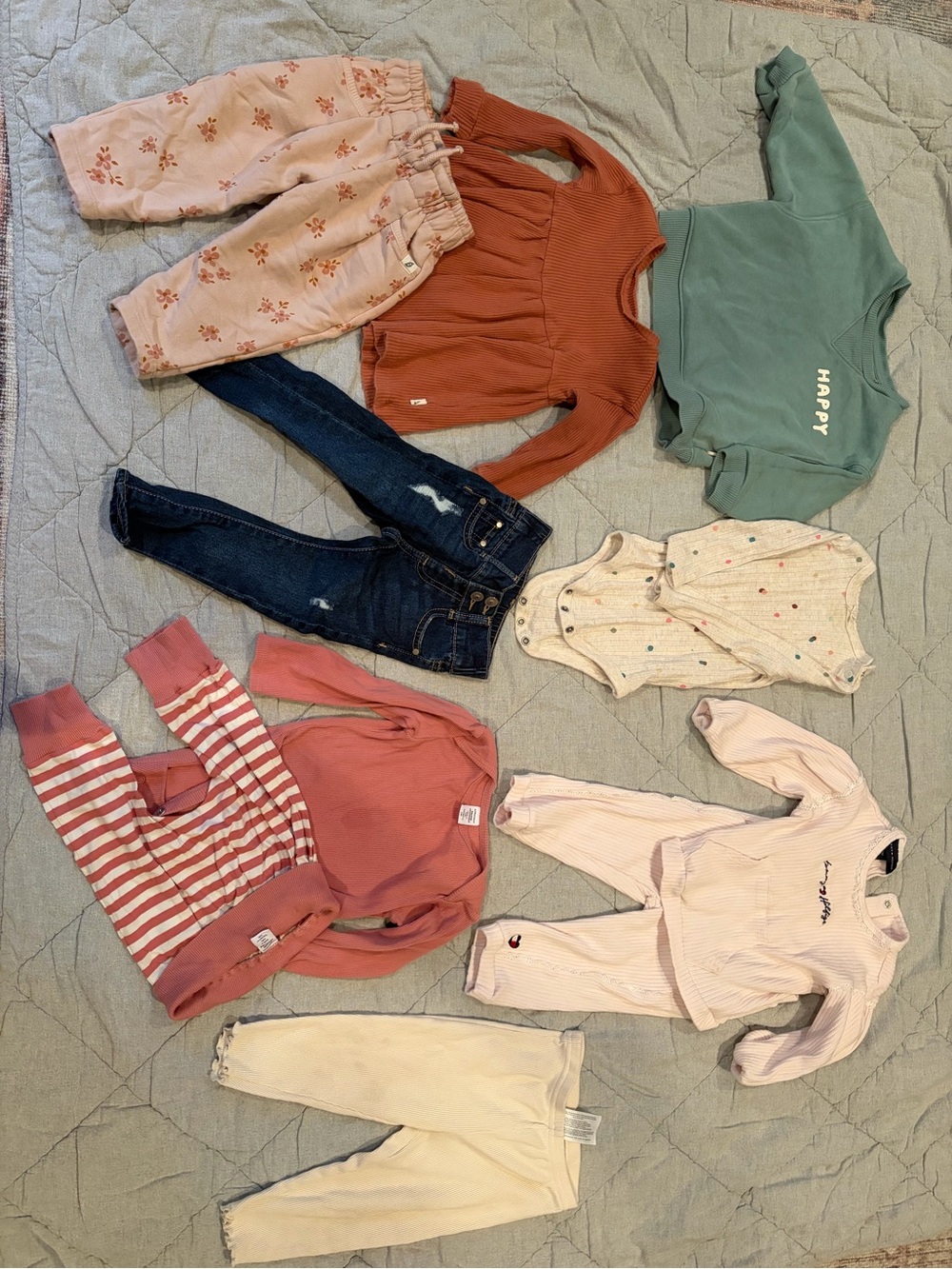Mixed 12 months Baby Girl Clothing Bundle Fall/Winter